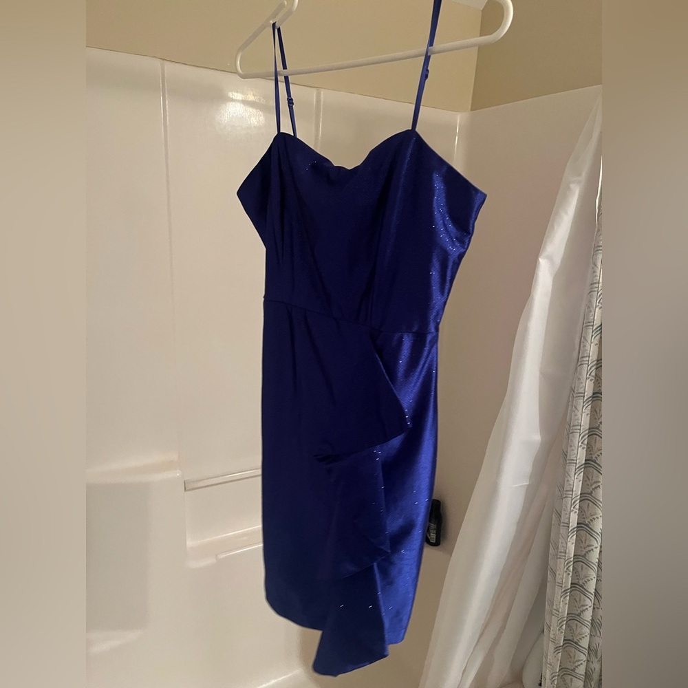 Emerald Sundae Royal Blue Sparkly Dress